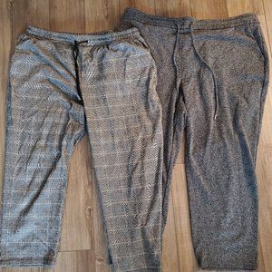 Set of two (2) target knit joggers